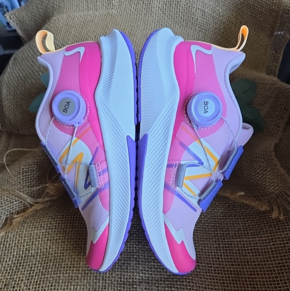 SOLD.....New Balance Kids' Purple and Pink Shoes - Picture 8 of 12